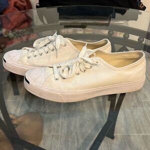 Converse Jack Purcell casual shoes all white